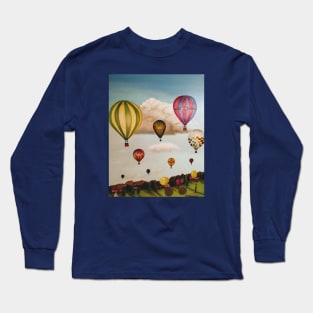 Hot Air Balloons Over New Mexico Long Sleeve T-Shirt